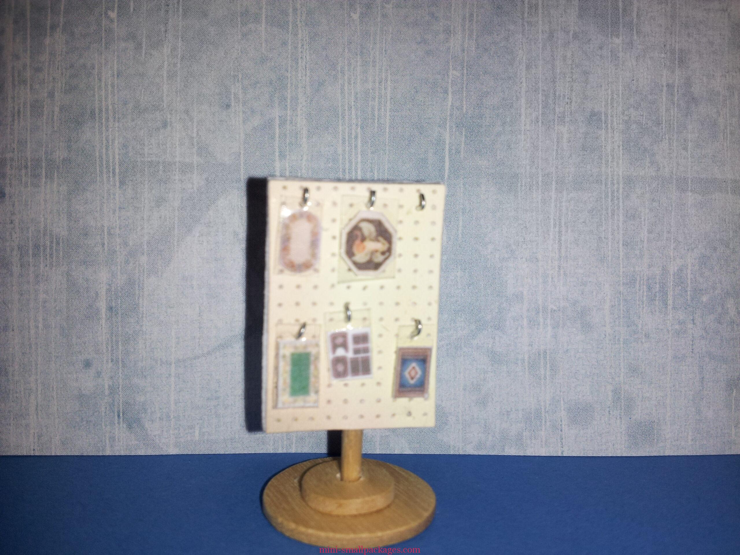 1-48 scale Rug Display for Shop – Mini Small Packages