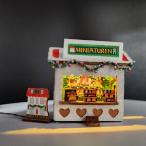Read more about the article Gingerbread Miniaturen Market Stall